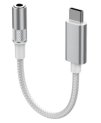 LDNIO AUX აუდიო კაბელი LSY80c USB TYPE-C TO 3.5MM FEMALE ADAPTER Hi-Fi audio DAC Audio chip Wire control