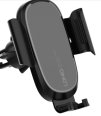 LDNIO მანქანის მობილურის სამაგრი MW21 Car holder & 15W Wireless charger, შავი
