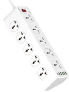 LDNIO универсальный удлинитель SC10610, 10 розеток AC, PD 20 Вт (32 Type C, USB 18 Вт, 4x2,4 А USB), 2500 Вт, 10 А, 2 м, быстрая зарядка, умный сетевой фильтр