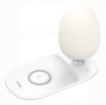 LDNIO უკაბელო დამტენი + მაგიდის სანათი Y3, 15W Fast wireless charging Desk Lamp Landscape night lamp