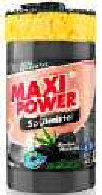 Maxi Power ულტრაკონცენტრირებული ჭურჭლის სარეცხი სითხე Black Coal ნახშირით, ღრუბლით, 1 ლ, ფოსფატების გარეშე