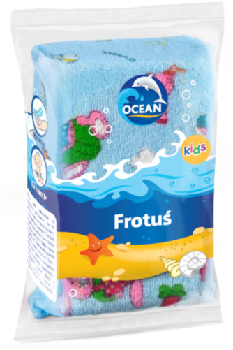 Ocean საბავშვო ფროტე ღრუბელი აბაზანისთვის Frotus