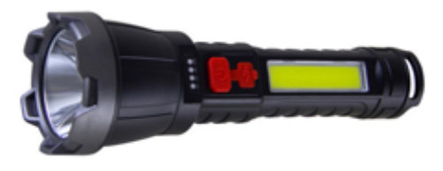 დატენვადი ფანარი Panther PT-6106, 3 ვტ LED + COB, 800 mAh, 600 ლუმენი, 4 რეჟიმი