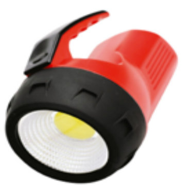 ფანარი Panther PT-7109 K, COB LED, 4×AA, 800 ლუმენი, წითელი