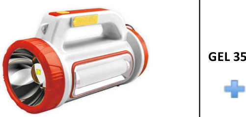 მზის ბატარეიანი დატენვადი ფანარი Panther PT-8158, 3 ვტ + 3 გვერდითი LED, 2000 mAh, 800 ლუმენი, 7 რეჟიმი