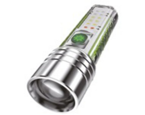 დატენვადი ფანარი Panther PT-8430, 6 ვტ LED + SMD, 1000 ლუმენი, 6 რეჟიმი, ზუმით