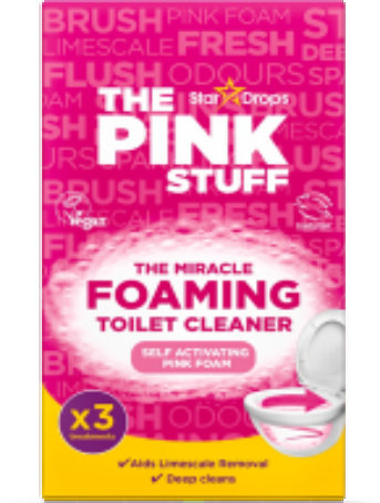 The Pink Stuff უნიტაზის საწმენდი ქაფი 3 x 100 გ