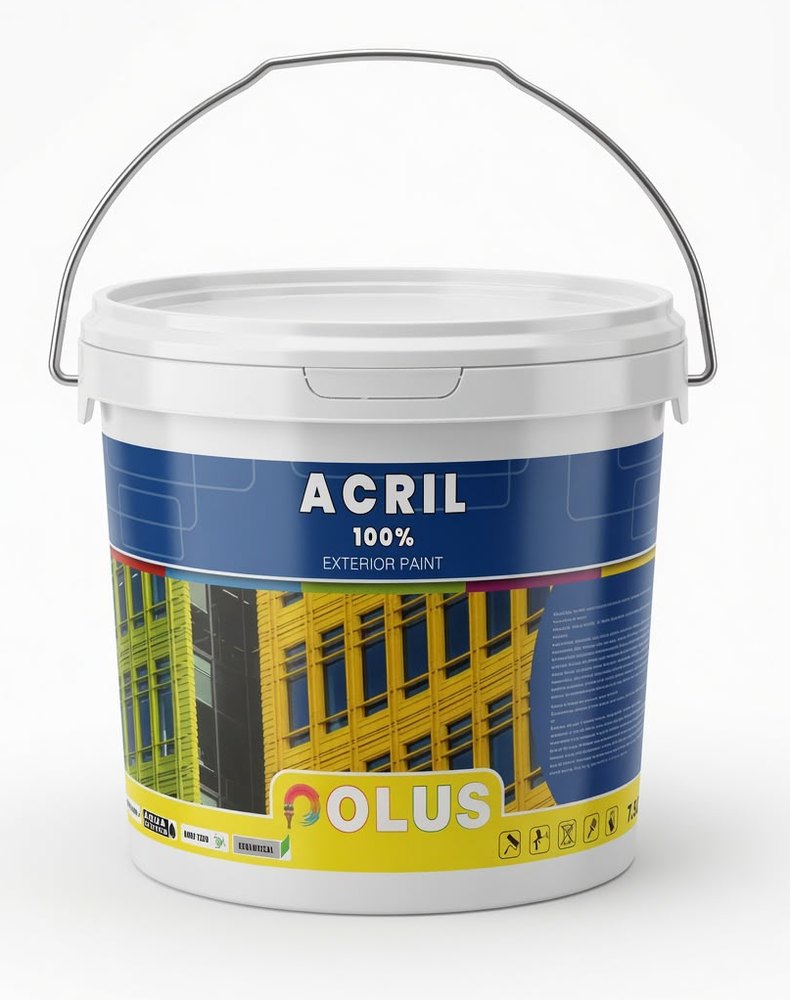 Краска акриловая 100% POLUS 7,5 л