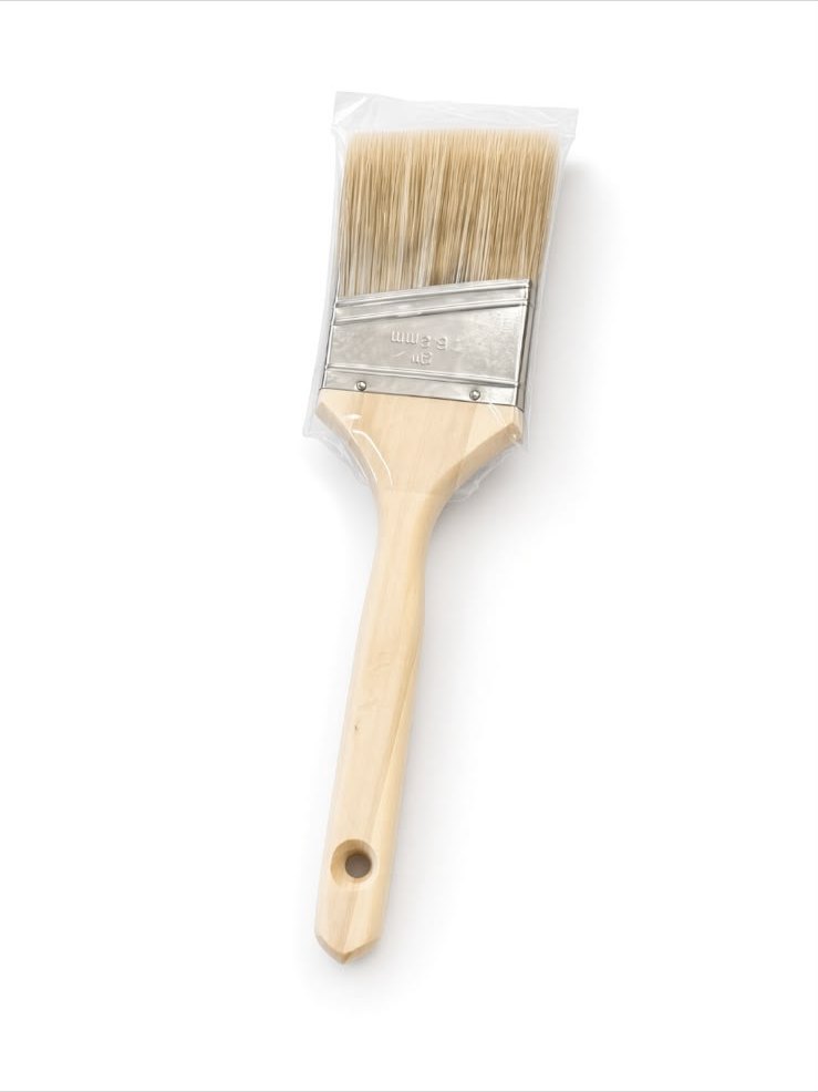 Paint brush with wooden handle 3"