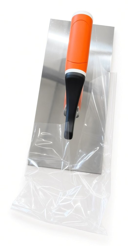 Trowel with orange handle