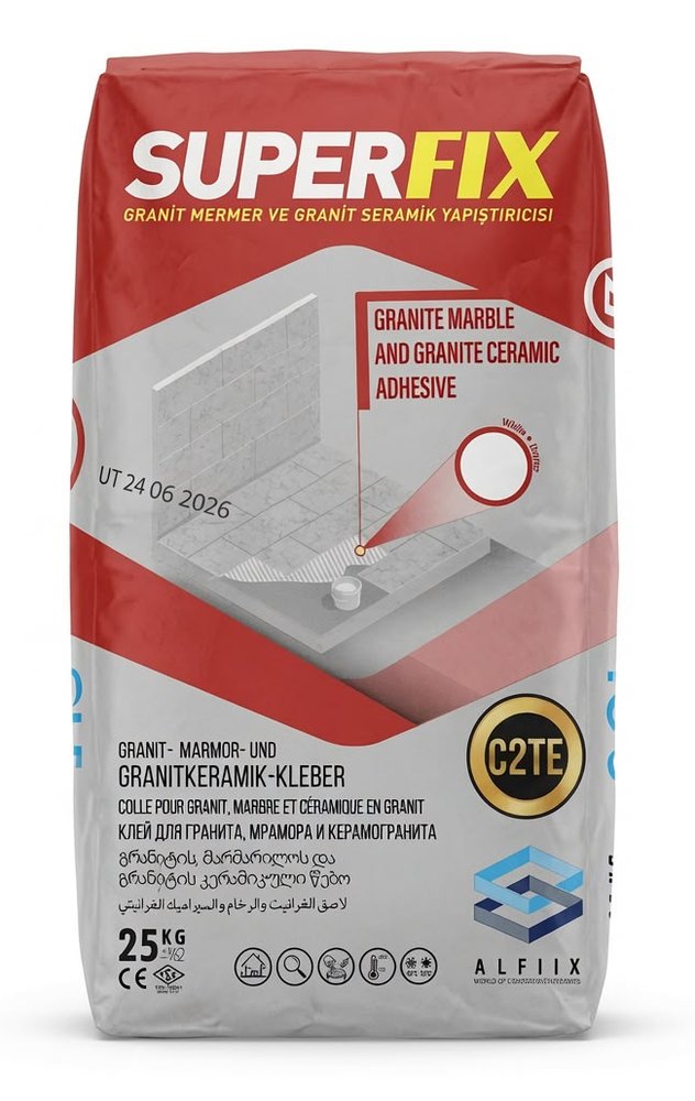 SUPERFIX თეთრი წებოცემენტი 25 კგ