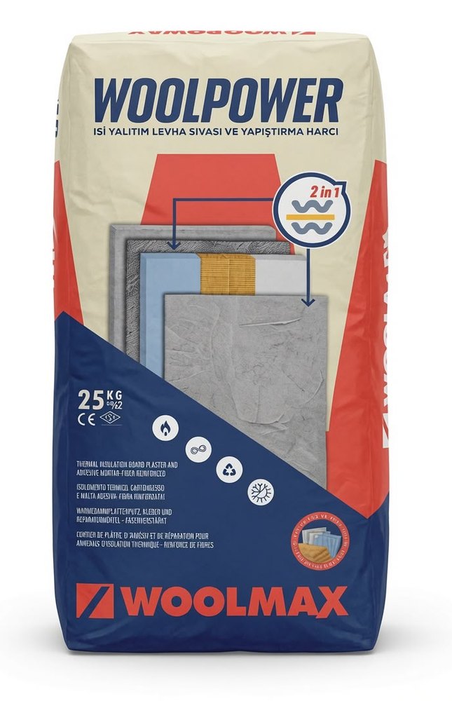 INSULATION PLASTER+ADHESIVE (2/1) 25 კგ
