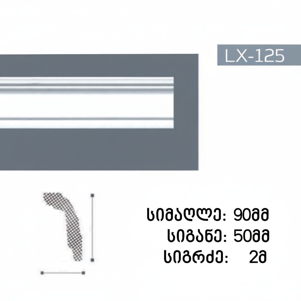 პროფილი LX-125 (2 მეტრი)