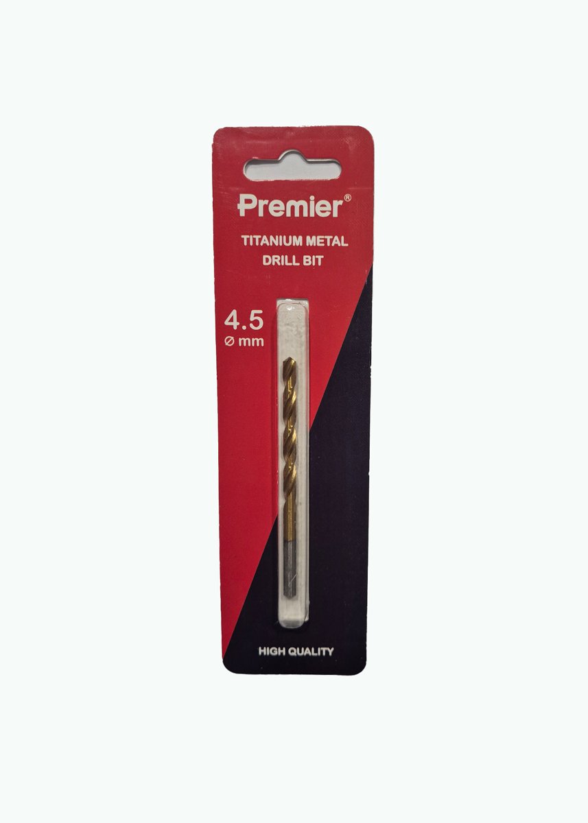 Premier-ის ლითონის ტიტანიზირებული ბურღი; 4.5მმ