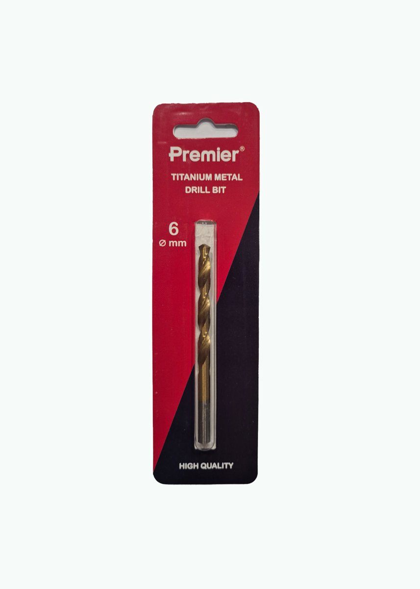 Premier-ის ლითონის ტიტანიზირებული ბურღი; 6მმ