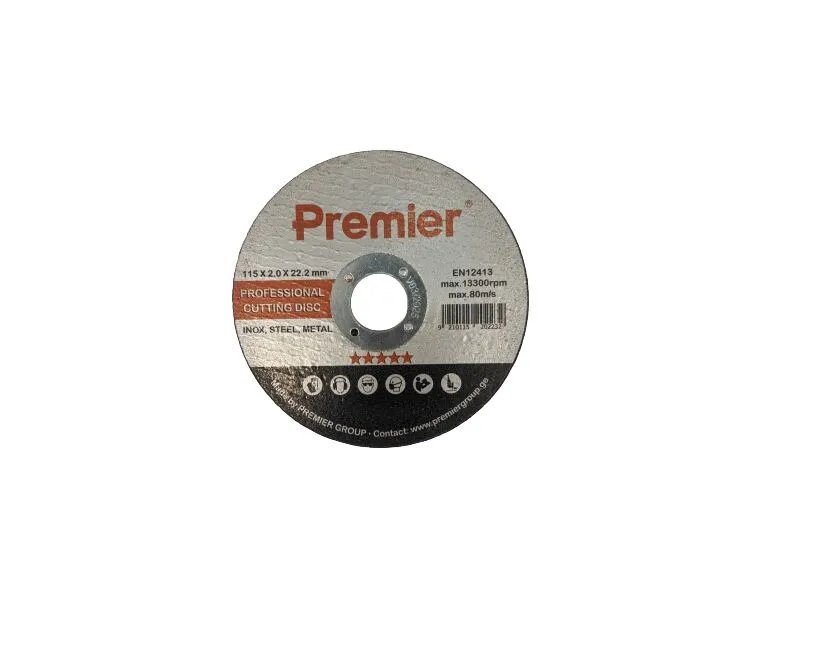 Premier ლითონის საჭრელი დისკი; 115×2.0x22 მმ
