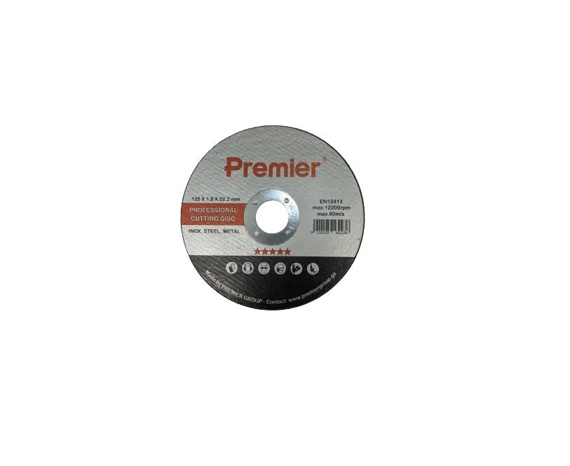 Premier ლითონის საჭრელი დისკი; 125×1.6×22 მმ