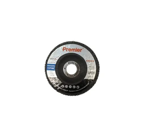 Premier ლითონის სახეხი დისკი; 125×22 მმ; #40
