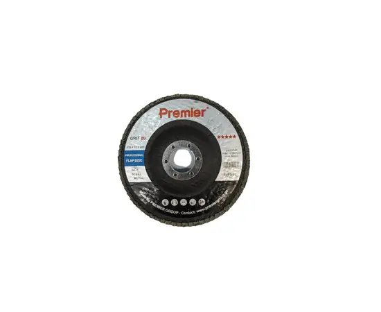 Premier ლითონის სახეხი დისკი; 125×22 მმ; #80
