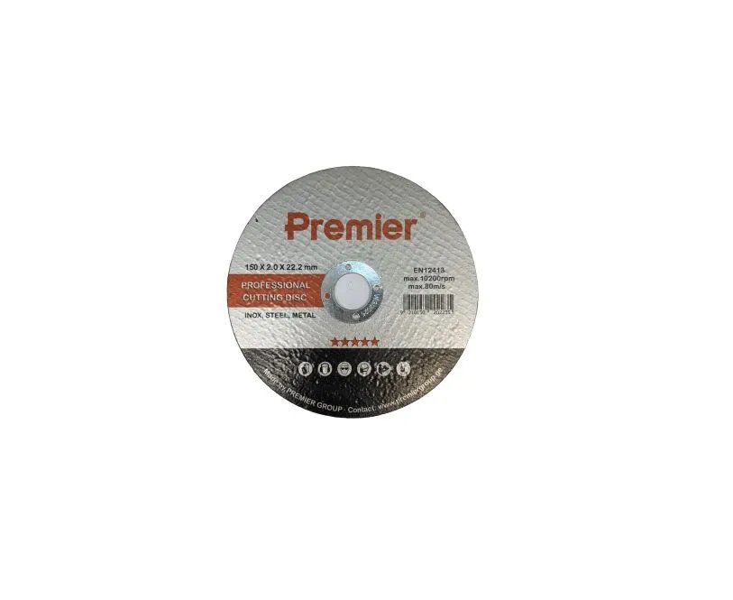 Premier ლითონის საჭრელი დისკი; 150×2.0x22 მმ
