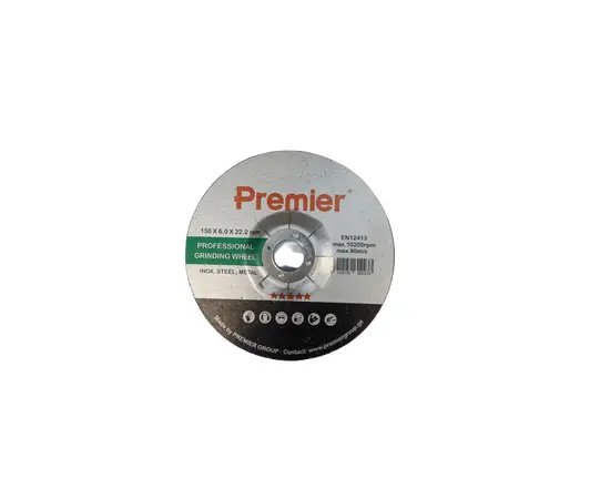 Premier ლითონის საპრიალებელი დისკი; 150×6.0x22 მმ