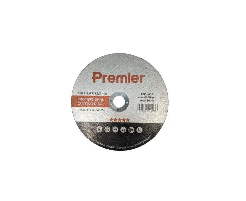 Premier ლითონის საჭრელი დისკი; 180×2.0x22 მმ