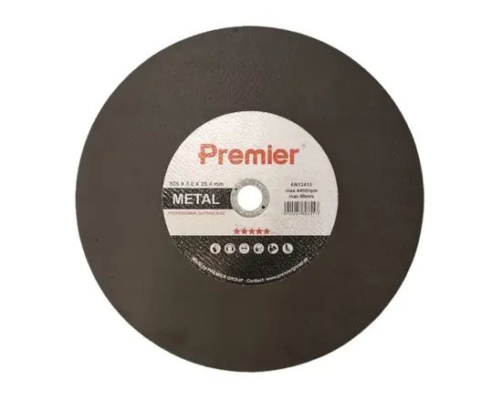 Premier მეტალის საჭრელი დისკი; 355×3.0x25.4 მმ