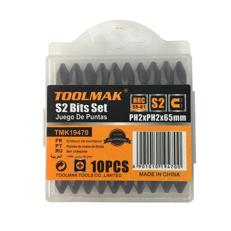 დაჭერი ორმხრივი PH2X65მმ 10ც TMK19470