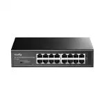 Cudy სვიჩი FS1016, 16 პორტი, 10/100 Mbps, მეტალის კორპუსი