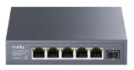 Cudy სვიჩი GS105ES1, 5 პორტი, გიგაბიტიანი, Easy-Managed, 1 SFP