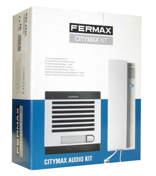 Fermax აუდიო დომოფონის კომპლექტი 1/W CITYMAX AUDIO KIT, 1 აბონენტზე