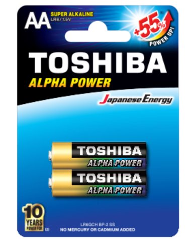 Батарейка Toshiba Alkaline AA, блистер 4 шт