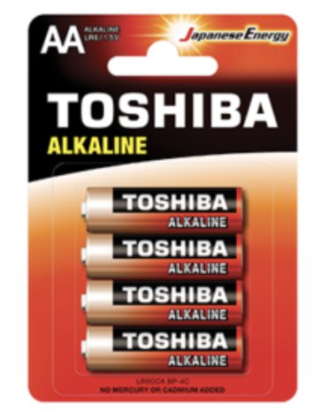 Toshiba Super Heavy Duty, Black D, 2-pc shrink