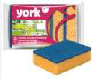York ჭურჭლის სარეცხი ღრუბელი Premium, 5 ც (10,5x7,5x3 სმ)